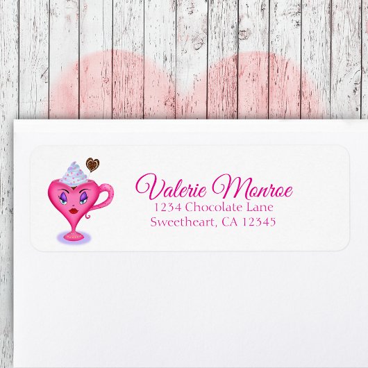 ラブ・イズ・スウィート・セクシー・ホットチョコレート・マグ ブライダル ラベル