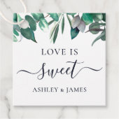 ラブ イズ スウィート タグ, 手作り ギフト タグ, ウェディング フェイバータグ (正面)