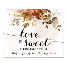 ラブ イズ スウィート デザート テーブル オータム シャワー ウェディング