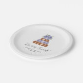 ラブ イズ スウィート ブライダル シャワー 招待状 ペーパープレート (アングル)