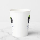 ラブ イズ スウィート ブラックベリー フルーツ | ウェディング ペーパー カップ 紙コップ (右)