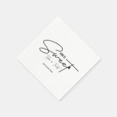 ラブ イズ スウィート プリーズ テイク ア トリート パーティー スタンダードカクテルナプキン (角)