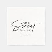 ラブ イズ スウィート プレゼント パーティー スタンダードカクテルナプキン (正面)