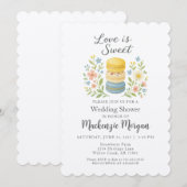 ラブ イズ スウィート - マカロン招待状 招待状 (正面/裏面)