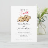 ラブ イズ スウィート Cookie カップル シャワー 招待状 (スタンド正面)