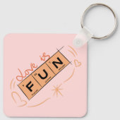 ラブ・イズ・ファン キーチェーン (裏面)