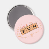 ラブ イズ ファン マグネット (正面/裏面)