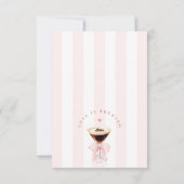 ラブ イズ ブリュイング コケッタ ブライダル シャワー サンキューカード (裏面)