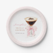 ラブ イズ ブリュイング ブライダルシャワー ペーパープレート (正面)