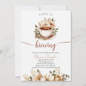 ラブ イズ ブリュイング ブライダルシャワー 招待状 (正面)