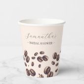 ラブ イズ ブリュイング ブライダル シャワー コーヒー カップ 紙コップ (正面)