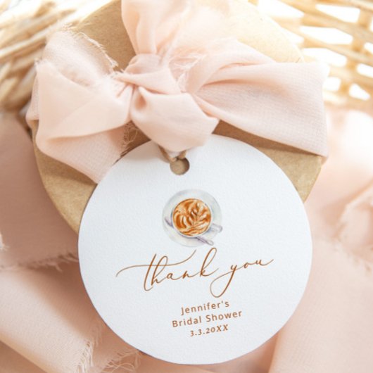 ラブ イズ ブリュイング ブライダル シャワー フェイバー タグ