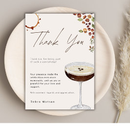 ラブ イズ ブリュイング モダン ブライズ シャワー サンキューカード