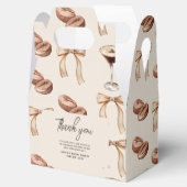 ラブ・イズ・ブリューイング エスプレッソ マティーニ ブライダルシャワー フェイバーボックス (オープン)