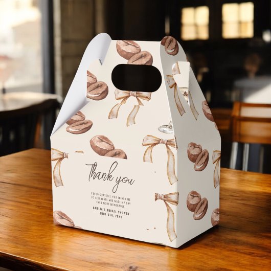 ラブ・イズ・ブリューイング エスプレッソ マティーニ ブライダルシャワー フェイバーボックス