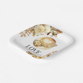 ラブ イズ ブリューイング ブライズシャワー ペーパープレート (傾斜あり)