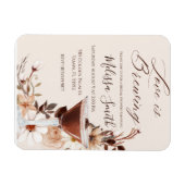 ラブ・イズ・ブリューイング　ブライダルシャワーのご案内 マグネット (横)