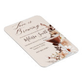 ラブ・イズ・ブリューイング　ブライダルシャワー招待状 マグネット (右側)