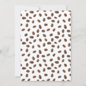 ラブ イズ ブリューハート コップ ウェディング シャワー 招待状 (裏面)