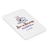 ラブ イズ ブリューピンクとブルーの結婚前お披露目パーティー - 名前を入力 マグネット (右側)