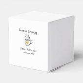 ラブ イズ ブリューピング カップル名 ゴールドハート マグカップ フェイバーボックス (裏面サイド)