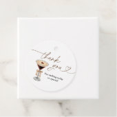 ラブ イズ ブリューリング エスプレッソ マティーニ ブライダル シャワー フェイバータグ (インサイチュ)