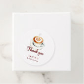 ラブ イズ ブリューリング ラテ ブライダル シャワー カスタム フェイバータグ (インサイチュ)