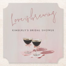 ラブ イズ ブルーイング エスプレッソ マティーニ ブライダル シャワー ナプ