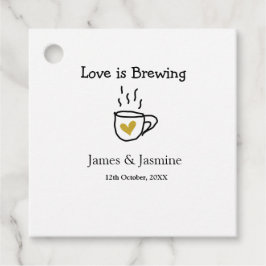 ラブ イズ ブルーイング カップル 名前 ハート ゴールド マグカップ フェイバータグ