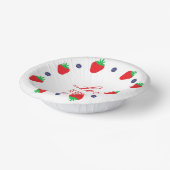 ラブ イズ ベリー スウィート フルーツ ブライダル シャワー ペーパーボウル (傾斜あり)