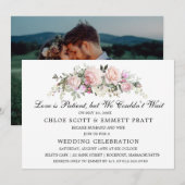 ラブ イズ ペイシャント ウェディング アナウンスメント インビテーション (正面/裏面)