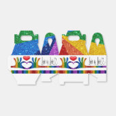 ラブ・イズ・ラブ ハンズ＆ハート フェイバーボックス (折り畳みなし)