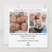 ラブ イズ...|2枚の写真のバレンタインデーカード シーズンカード (裏面)