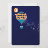 ラブ・イン・ザ・エア・バルーンズ・イブニング・ウェディング 招待状 (裏面)