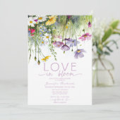 ラブ・イン・ブルームのブライズシャワー 招待状 (スタンド正面)