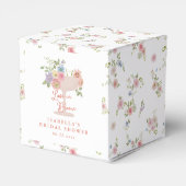 ラブ・イン・ブルームの花園 ブライダルシャワー フェイバーボックス (裏面サイド)
