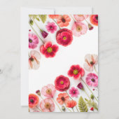 ラブ・イン・ブルーム ブライダルシャワーの招待状 招待状 (裏面)