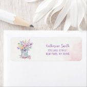 ラブ・イン・ブルーム　ブライダルシャワー ラベル (インサイチュ)