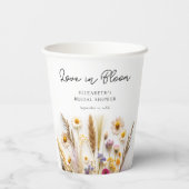 ラブ・イン・ブルーム　ブライダルシャワー 紙コップ (裏面)