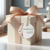 ラブ・イン・ブルーム ワイルドフラワー・ブライダルシャワー ラウンドシール