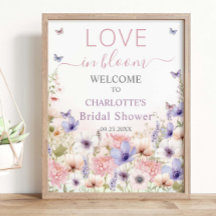 ラブ イン ブルーム 紫 ピンク ワイルドフラワー 蝶