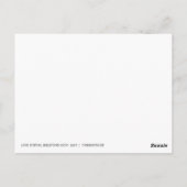 ラブ エターナル スケルトン アイコン 2007 アート ポストカード (裏面)