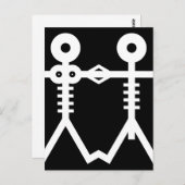 ラブ エターナル スケルトン アイコン 2007 アート ポストカード (正面/裏面)