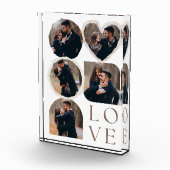 ラブ エレガント パーソナライズ カップル フォト コラージュ (右)