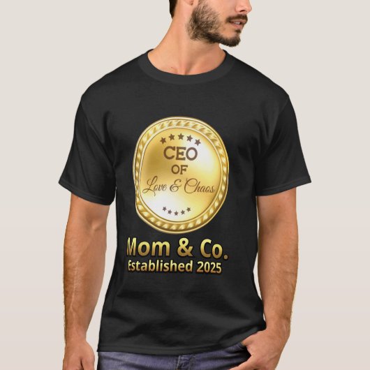 ラブ&カオスのCEO ママ株式会社 2025 Tシャツ (正面)