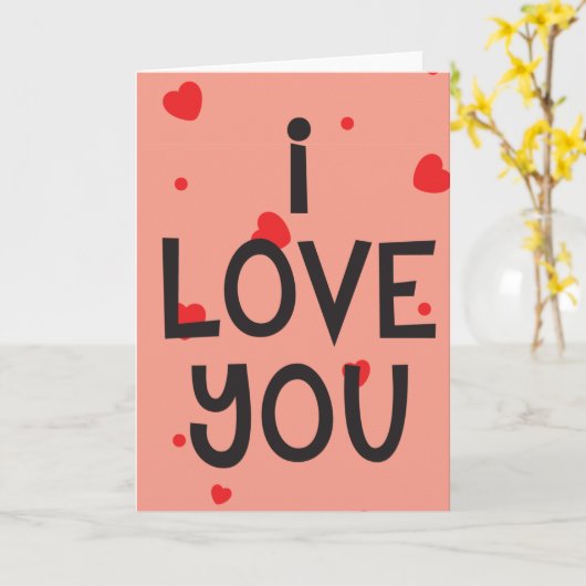 ラブ カスタム カード (黄色い花)