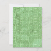 ラブ カップル シャワーのためのサボテン ピンク タコ 招待状 (裏面)