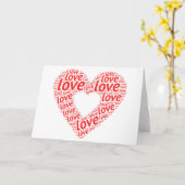 ラブ カード (黄色い花)