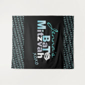 ラブ&キスアクアバルミツワーフォトオペバックドロップ タペストリー (正面(横))