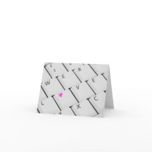 ラブ キーボード - グリーティング カード